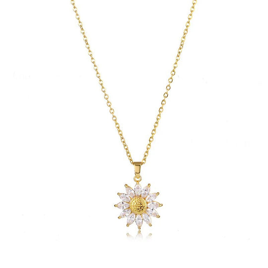 18K Gold You Are My Sunshine Necklace