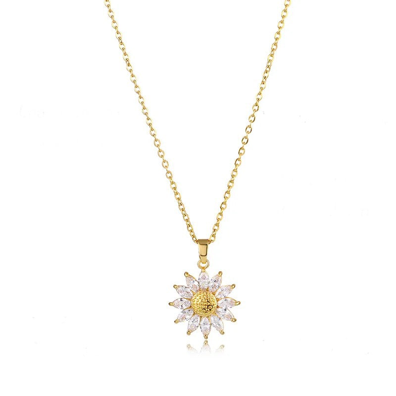 18k Gold You Are My Sunshine Necklace