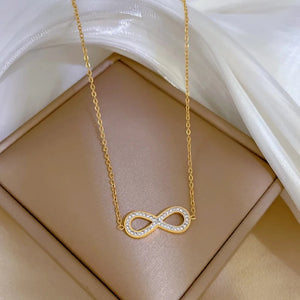 18k Gold Infinite Love Necklace