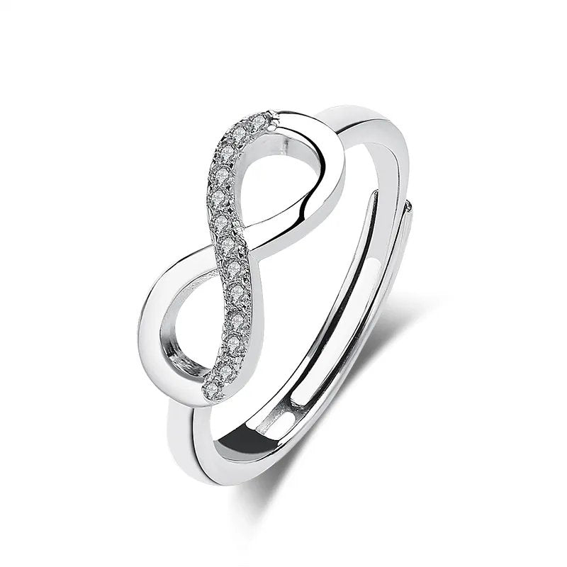 925 silver 2025 infinity ring